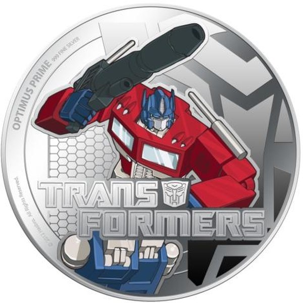 Transformers Collectible Coins From New Zeland Announce 1oz Silver 2 Coin Set Image  (1 of 5)
